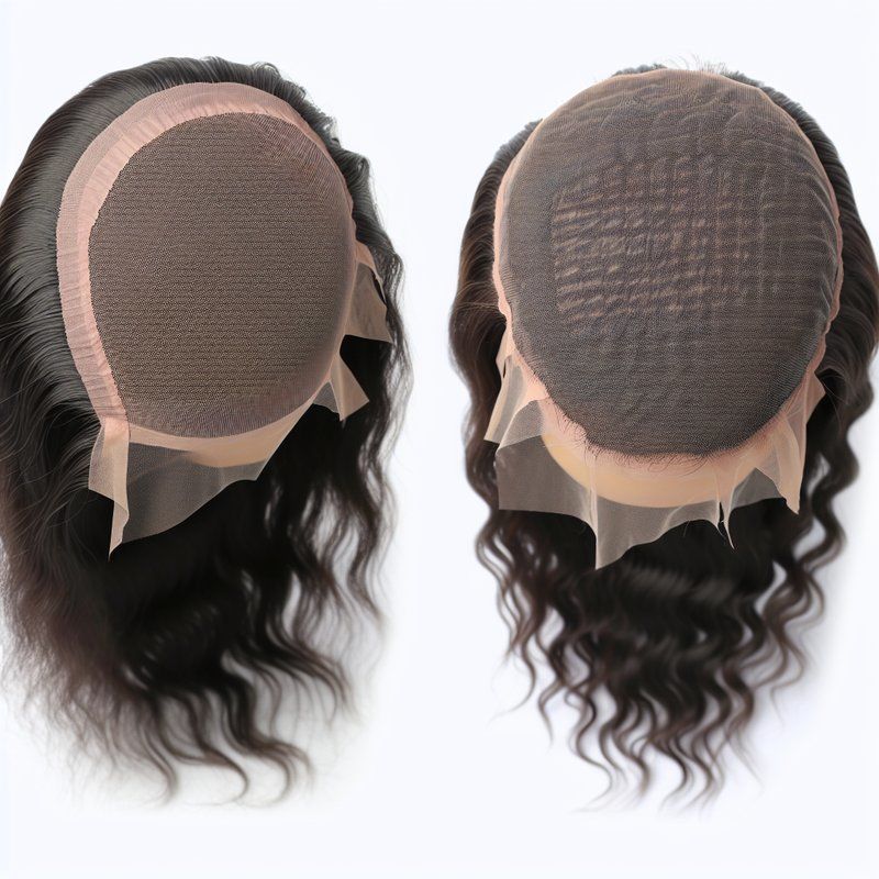 Peruvian Human Hair Lace Wig Pre-Plucked Hairline Small Size